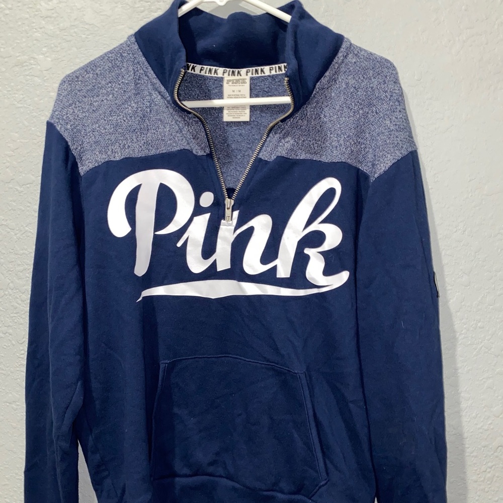 Pink Half Zip sweatshirt